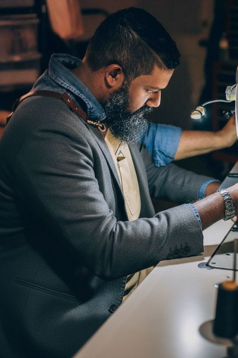 The Architect Blazer — on-model view 2