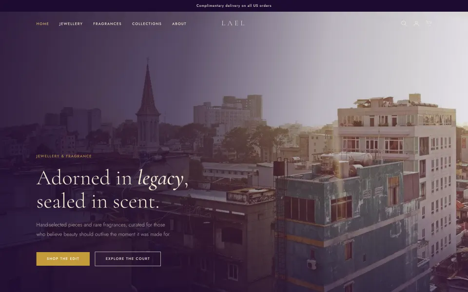 LAEL Collections — Jewellery & fragrance store