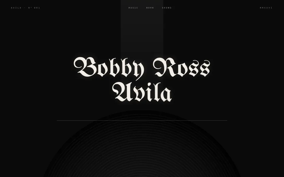 Bobby Ross Avila — Side A — Music & artist